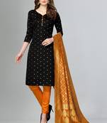 black art_silk dress-materials