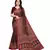 Brown Art Silk   Embroidered    Saree With Blouse For Women
