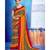Multicolor Georgette    Printed  Saree With Blouse For Women