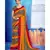 Multicolor Georgette    Printed  Saree With Blouse For Women