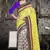 Yellow Cotton    Brasso Saree With Blouse For Women