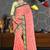 Pink Cotton    Brasso Saree With Blouse For Women