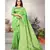 Light Green Art Silk   Woven Saree With Blouse For Women