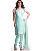 Stunning Cotton Suit With Resham Embroidery