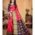 Pink Art Silk   Woven Saree With Blouse For Women
