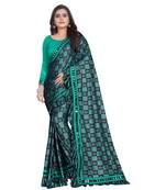 Green Art Silk   Printed  Saree With Blouse For Women