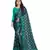 Green Art Silk   Printed  Saree With Blouse For Women