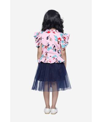 Qriuky Print tulle Dress 3