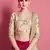 Rani-pink embroidered art silk Semi Stitched wedding & party lehenga