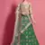 appetizing Green Sequins embroidered art silk bridal lehenga