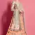 provocative Orange Sequins embroidered art silk ceremonial lehenga