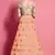 provocative Orange Sequins embroidered art silk ceremonial lehenga