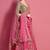 Magenta embroidered art silk semi stitched wedding & party lehenga