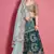 Glamorous Green sequins, thread, codding, and zari Embroidered diamond satin silk lehenga choli for bride