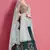 Glamorous Green sequins, thread, codding, and zari Embroidered diamond satin silk lehenga choli for bride