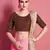 Baby-pink embroidered art silk Semi Stitched party wear lehenga