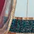 Sea-green embroidered art silk semi stitched wedding lehenga