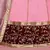 Baby-pink embroidered art silk Semi Stitched party wear lehenga