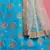 fascinating Sky-blue Sequins embroidered art silk wedding lehenga