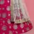 Rani-pink embroidered art silk Semi Stitched wedding & party lehenga