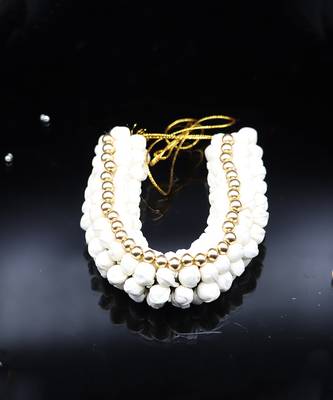 Gajra in Artificial Mogra Flower White Veni Flower Hair Jewellery for Women 6