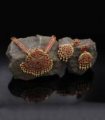 Red Stone Kemp Necklace Set
