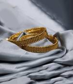 Gold Plated Designer Bangle Set of 2