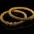 Gold Plated South Traditional Design bangle Set of 2