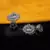 Afgani Chand German Silver Oxidized Grey Jhumki Earrings for Women