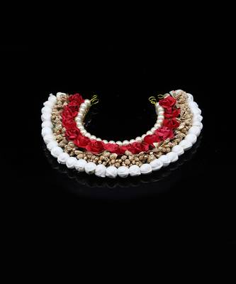 Artificial Rose Hair Bun Gajra  for Women and Girls 5