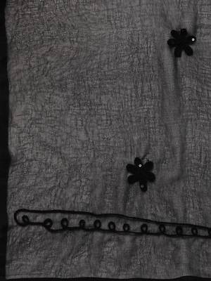 Black embroidered georgette embroidered-kurtis 5