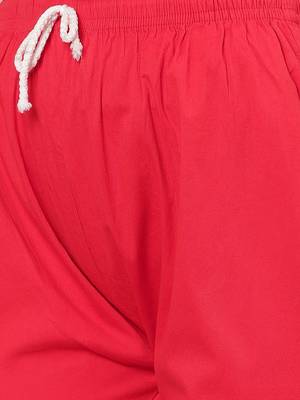 Red hand woven art silk chikankari-kurtis 5