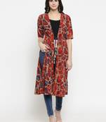 Indibelle Rayon Abstract Print Shrug  Cape