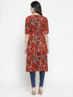 Rayon Abstract Print Shrug  Cape 2