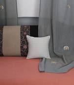 White Polyester Blend cushion-covers