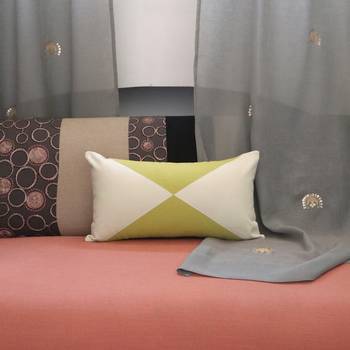 Green Cotton Blend cushion-covers 1