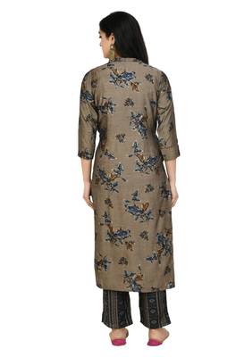 Lagi women straight floral printed kurta with printed pant (KD30B) 2