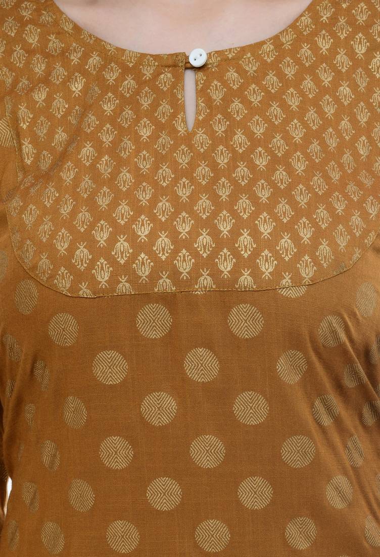 Lagi women straight printed rayon kurta with printed palazzo(MRP04)