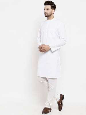 White woven cotton men-kurtas 3