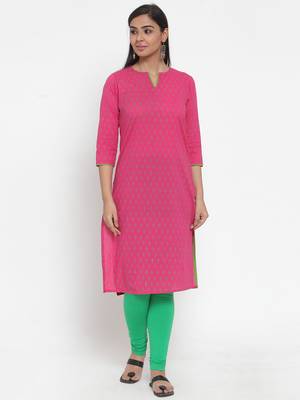 Green printed cotton kurtas-and-kurtis 1