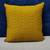 Posa Homes Yellow Printed Cotton Cushion Cover, Decorative Throw Pillow Case Cushion Cover, Home Decor Cushion Cover