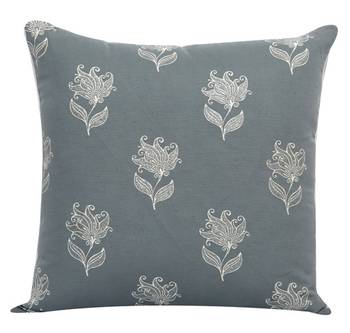 POSA Homes Grey Silver Printed Cotton Cushion Cover, Decorative Throw Pillow Case Cushion Cover, Valentine Day Gift 1