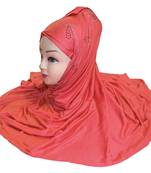 JSDC  Plain Diamond Stone Work Hosiery 4 Way Women Scarf Hijab