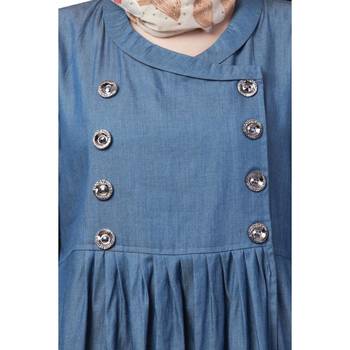 Designer Denim abaya 5