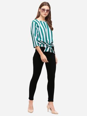 Multicolor printed crepe party-tops 1