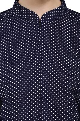 Indo classic Kaftan- Navy Blue 4
