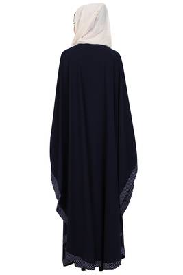 Indo classic Kaftan- Navy Blue 5