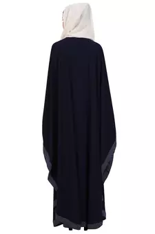 Indo classic Kaftan- Navy Blue