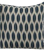 POSA Homes Grey Blue Printed Cushion Cover,Decorations for Sofa Couch Bed Chair