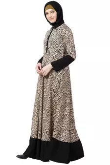 Casual Dress with leopard print